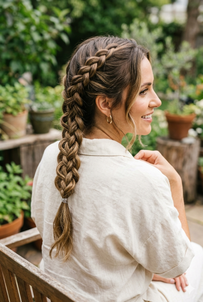 Braid hair style for Everyday Women Styles Infinity Loop Braid