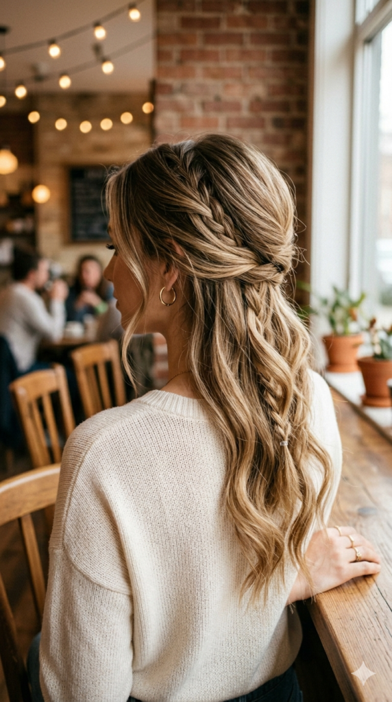 Braid hair style for Everyday Women Styles Side Swept Secret Braid
