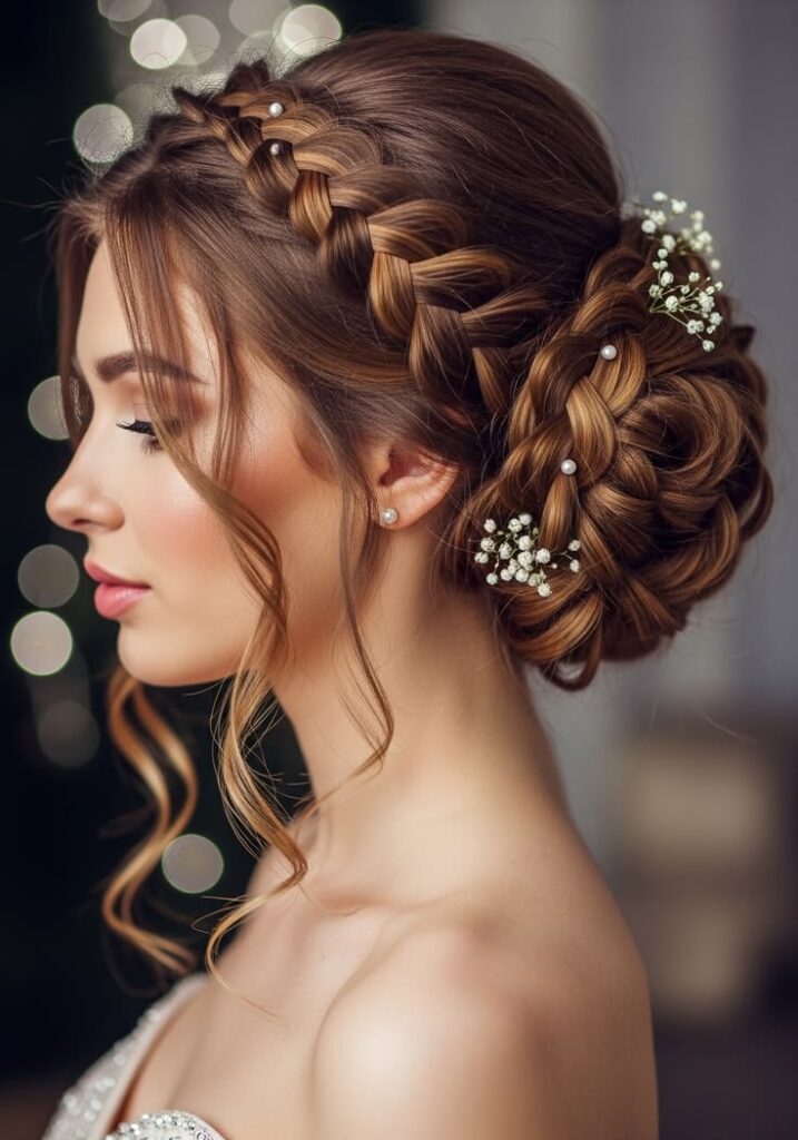 Braided Crown Bun