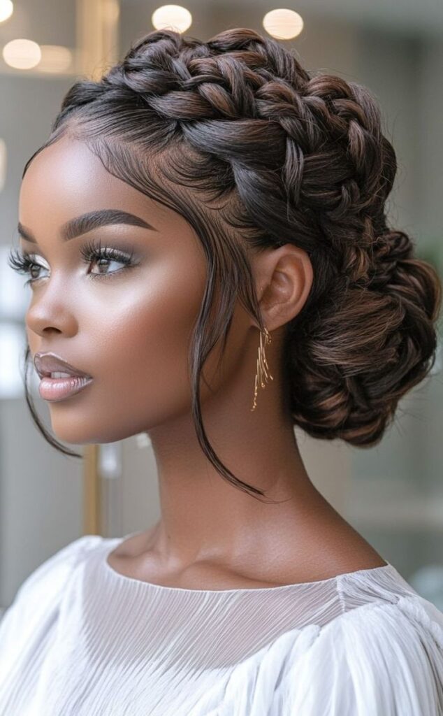 Braided Space Buns