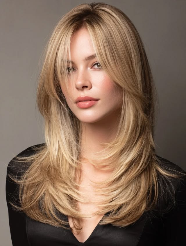Butterfly Haircut for Fine Hair Fullness