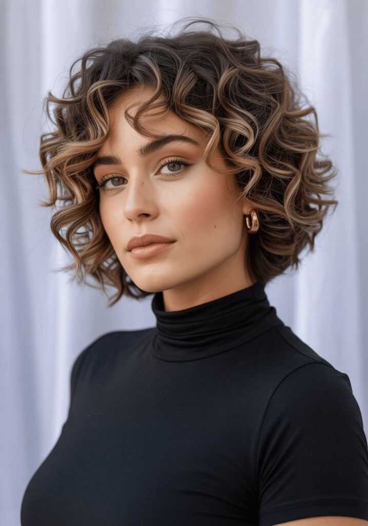 Curly Crop Cut for Thick Natural Volume