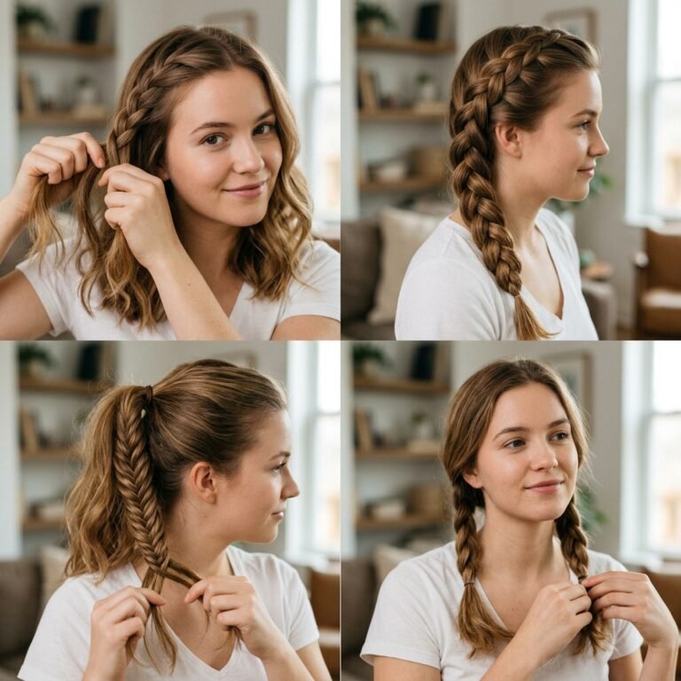 Easy Braids for Beginners 8 Simple Styles to Learn Step by Step