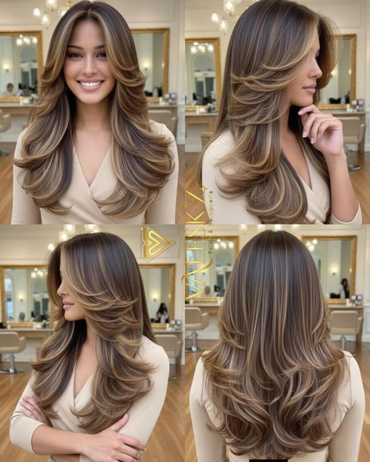 Face-Framing Layers with Blowout