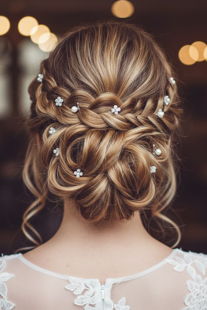 Floral Braided Updo