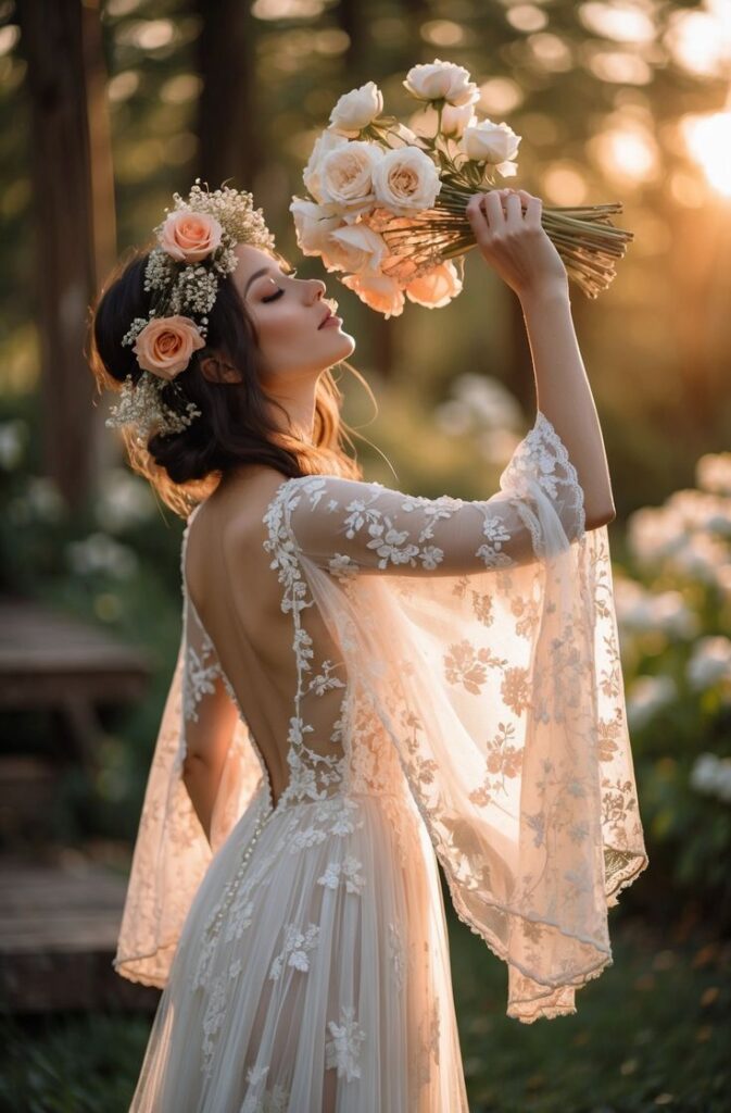 Floral Crown as the Statement Accessory
