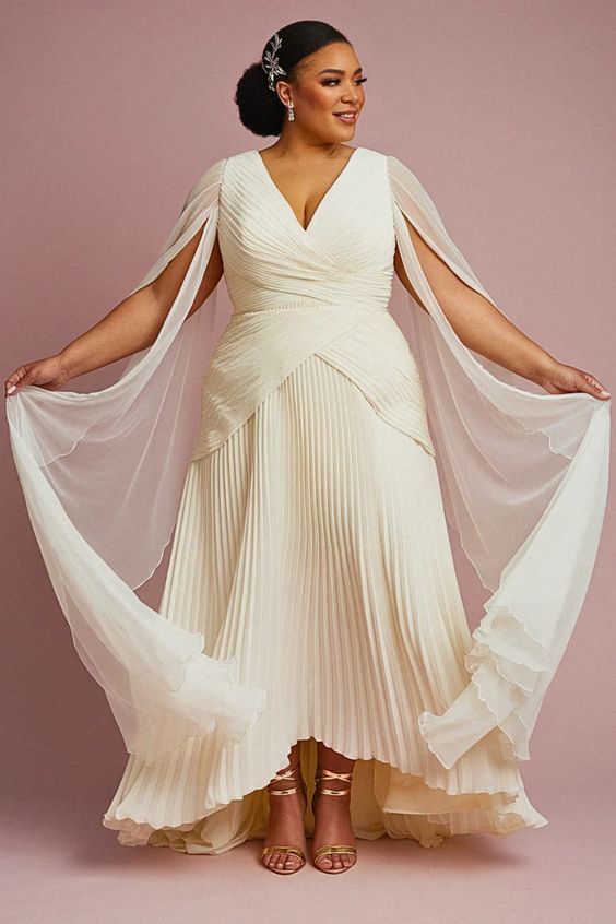 Gorgeous Plus Size Wedding Outfit Ideas That Flatter Every Curve