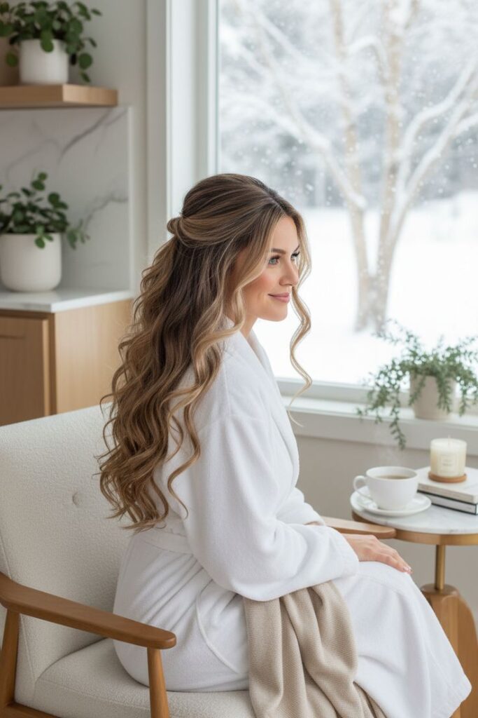 Half-Up Half-Down Waves