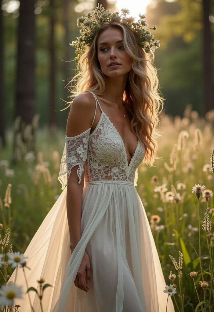 Loose Backless Halter Maxi