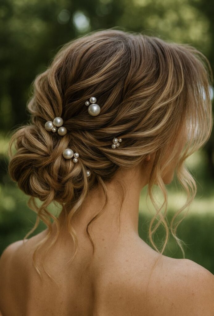Pearl Embellished Bun