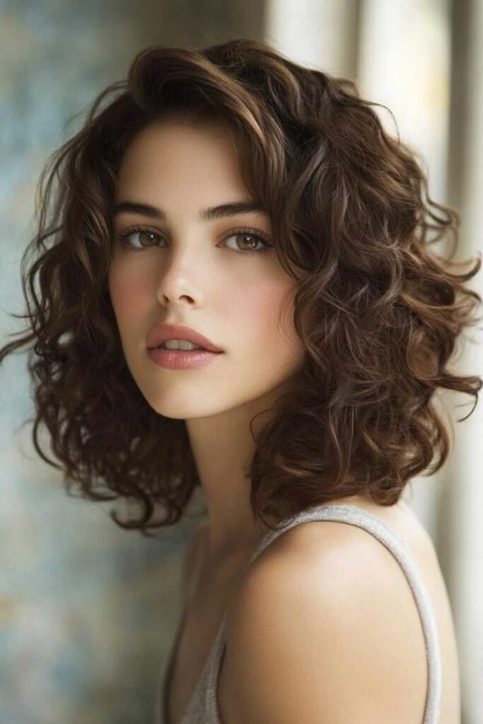 Shoulder-Length Wavy Lob