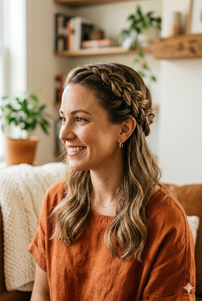 Side Crown Twist Braid