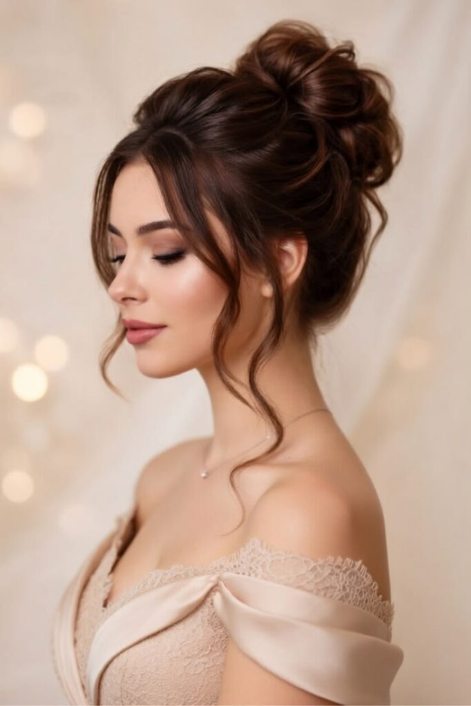 Side Swept Bun