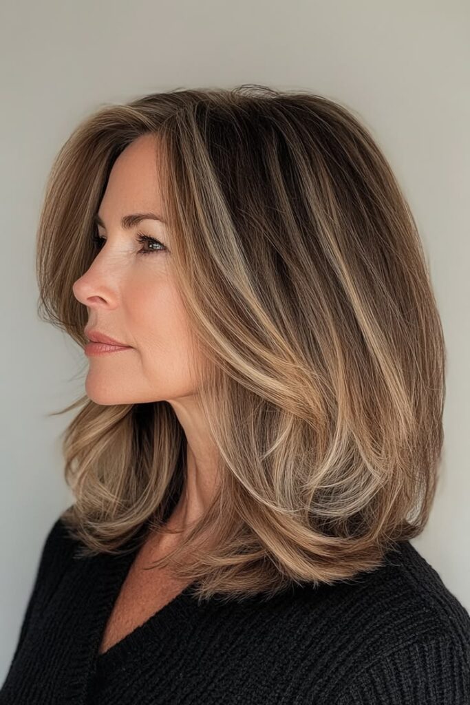 Sleek Shoulder-Length Straight Cut