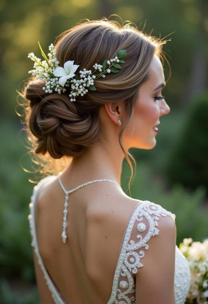 Soft Twist Low Bun