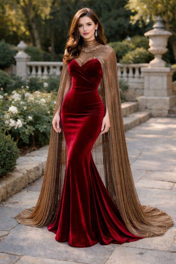 The Velvet Ballgown Bride