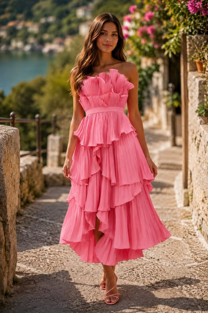 Tiered Dress for Playful Sophistication