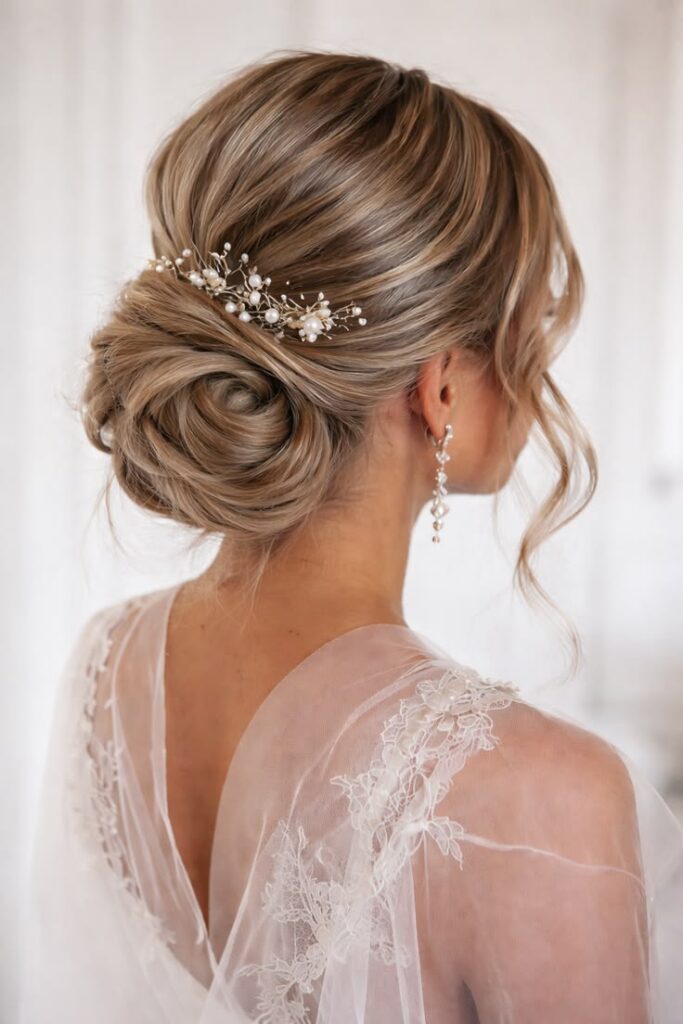 Twisted Low Knot Bun