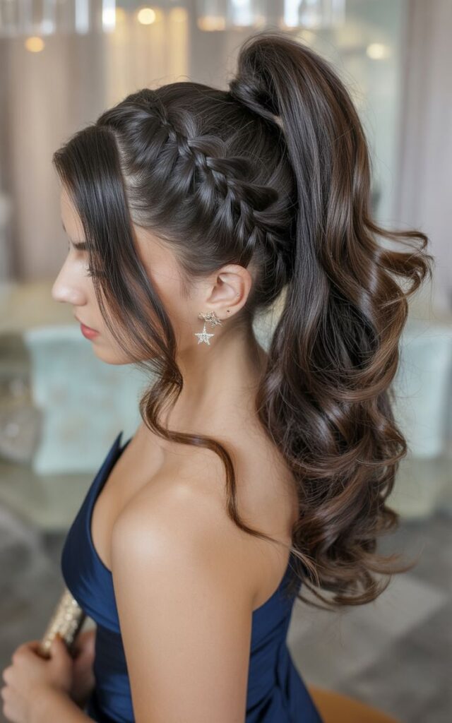 Twisted Ponytail Style