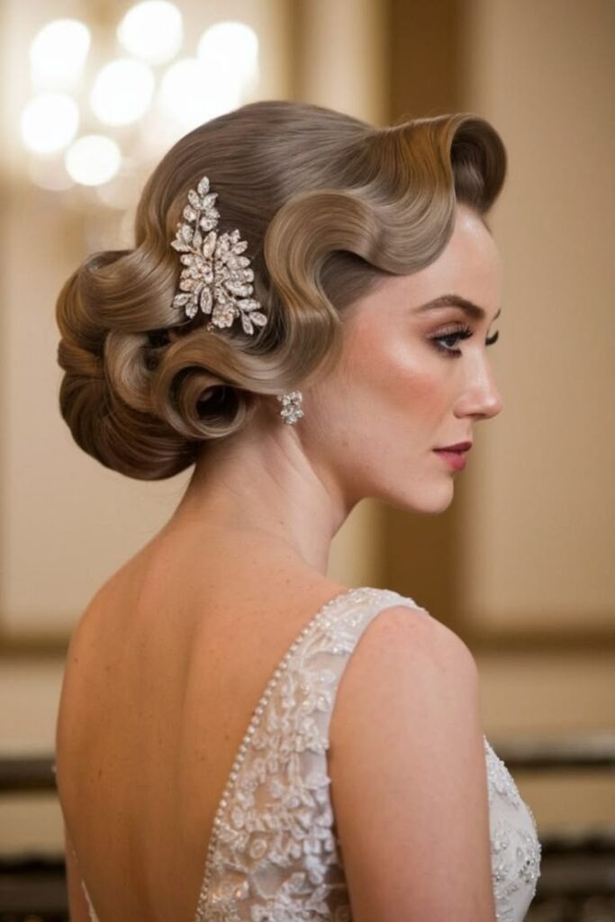 Vintage Bridal Bun