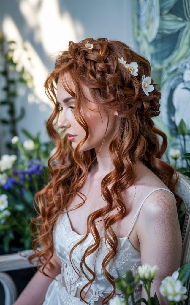 Waterfall Crown Twist Braids