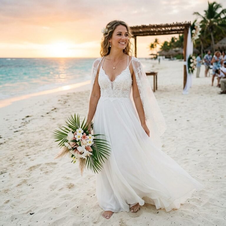 Beach Wedding Dress Ideas for the Destination Bride