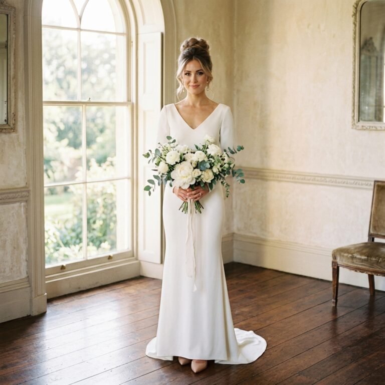 Bridal Looks for Petite Brides That Add Height
