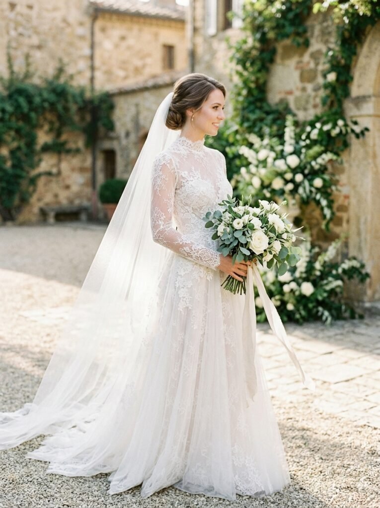 Elegant Long Sleeve Lace Bridal Dress The Ultimate Bridal Outfit Inspiration Guide Elegant Looks You’ll Want to Save Instantly