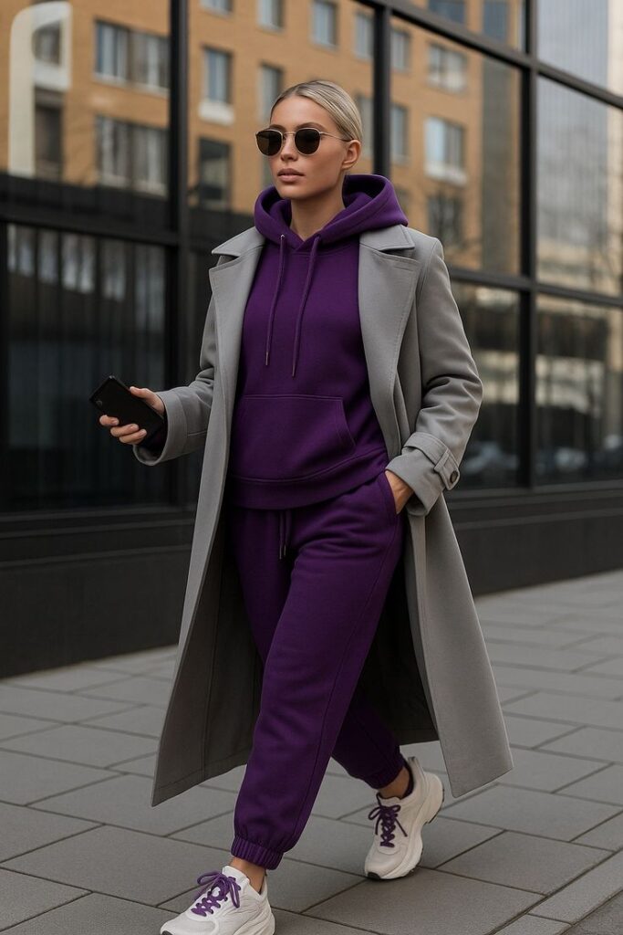 Hoodie With Blazer Street Style Mix