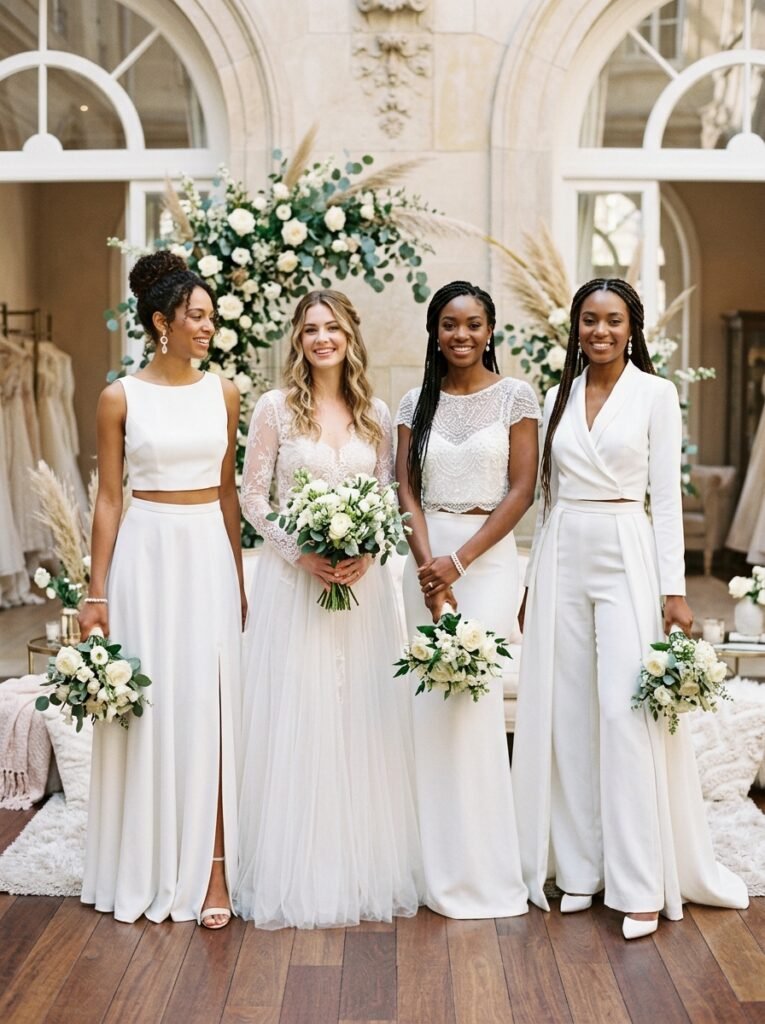 Modern Two Piece Bridal Set The Ultimate Bridal Outfit Inspiration Guide Elegant Looks You’ll Want to Save Instantly
