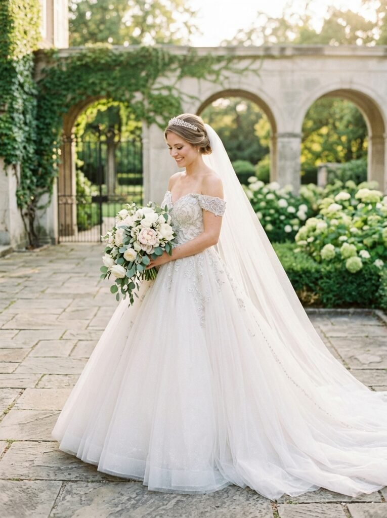 Princess Inspired Ball Gown Stunning Bridal Outfit Idea for Every Wedding Style