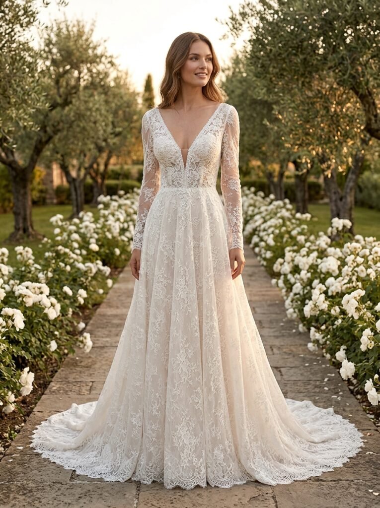 Romantic Lace Dream Wedding Dress The Ultimate Bridal Outfit Inspiration Guide Elegant Looks You’ll Want to Save Instantly