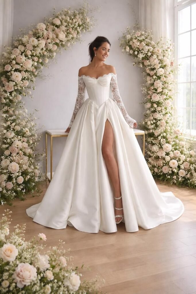 Romantic Lace Princess Bridal Gown Classic to Modern Bridal Outfit Ideas Every USA & UK Bride Needs to See