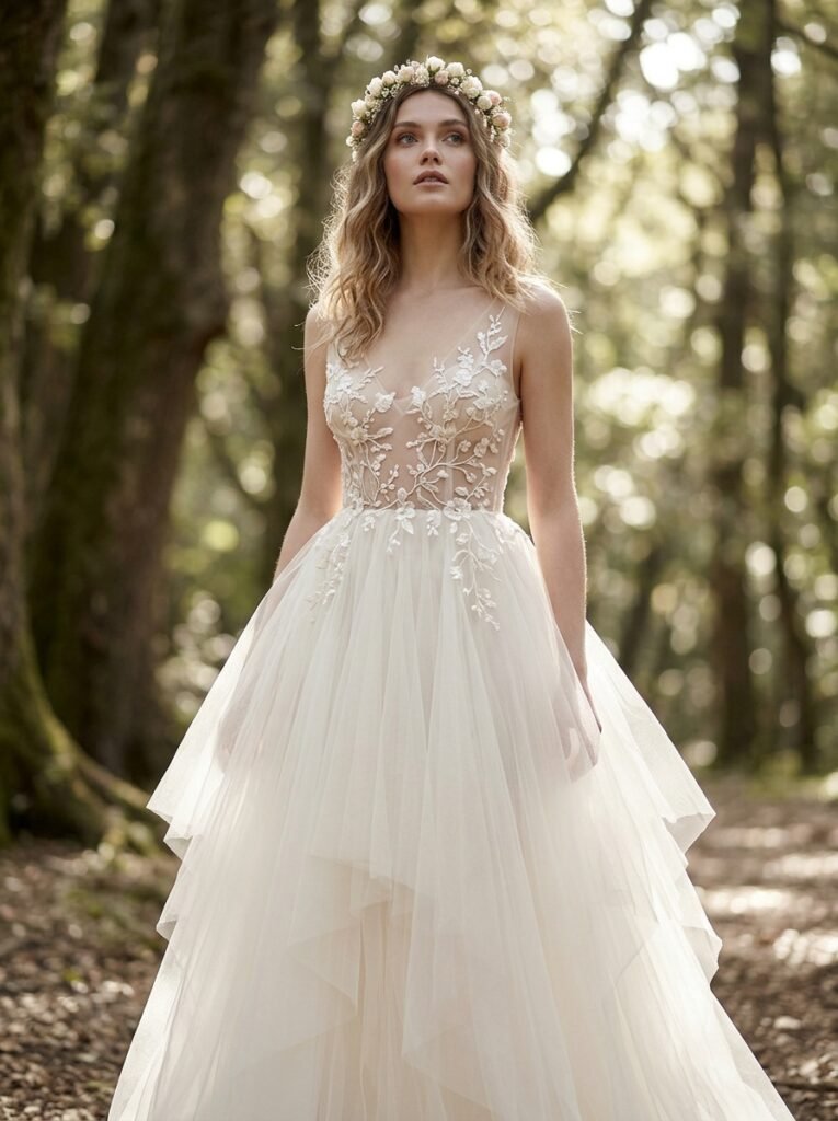 Soft Layered Tulle Fairy Bridal Dress The Ultimate Bridal Outfit Inspiration Guide Elegant Looks You’ll Want to Save Instantly