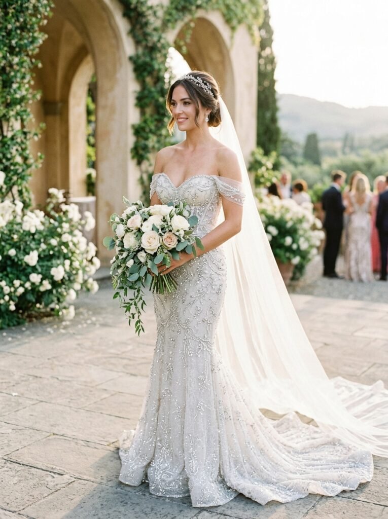 Sparkling Crystal Mermaid Bridal Dress The Ultimate Bridal Outfit Inspiration Guide Elegant Looks You’ll Want to Save Instantly