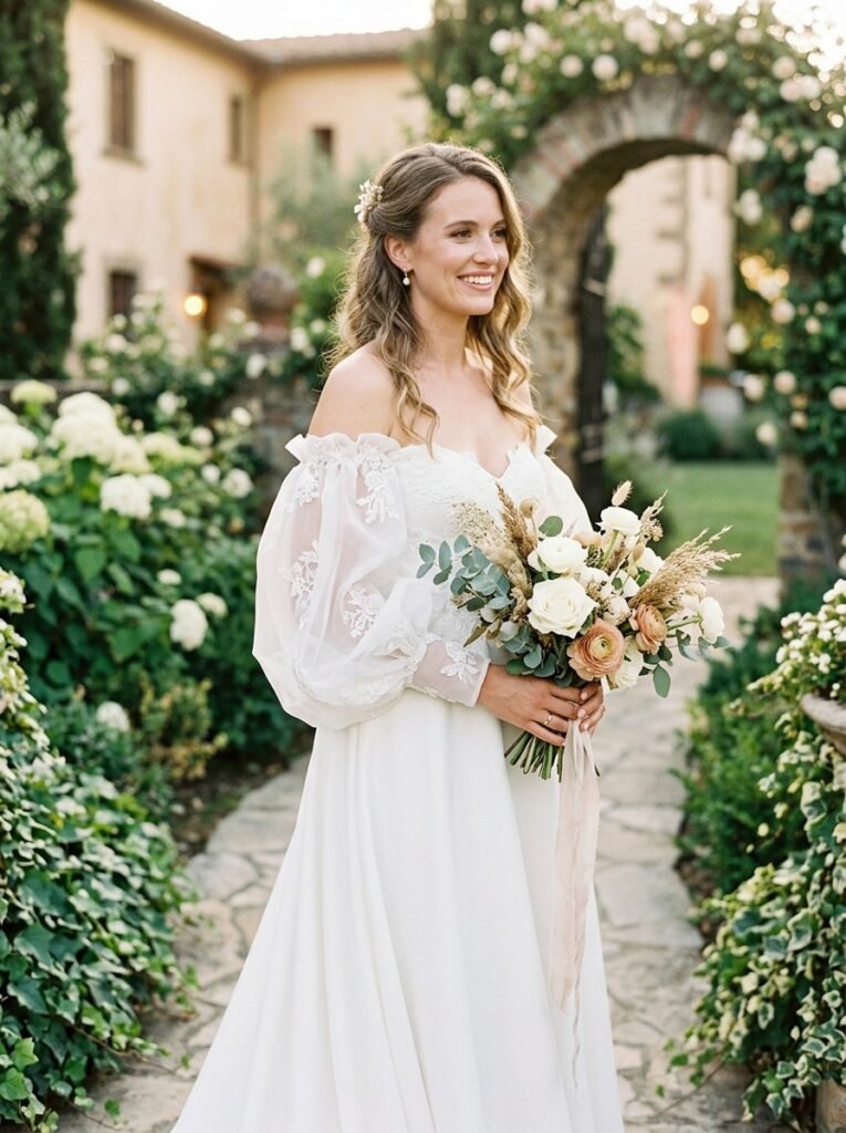 Statement Sleeve Wedding Dress Stunning Bridal Outfit Idea for Every Wedding Style