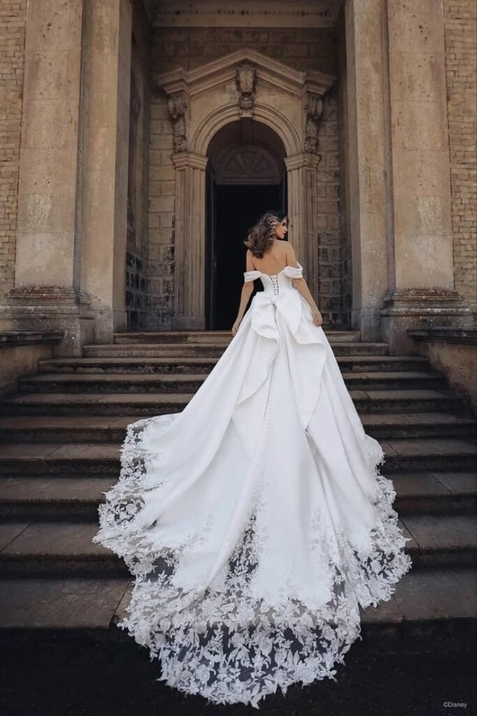 Timeless Cathedral Train Wedding Dress