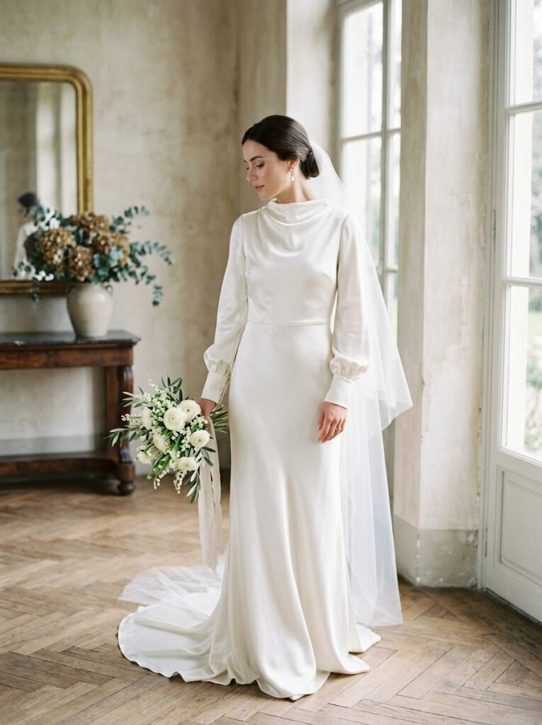 Timeless Satin Bridal Elegance The Ultimate Bridal Outfit Inspiration Guide Elegant Looks You’ll Want to Save Instantly