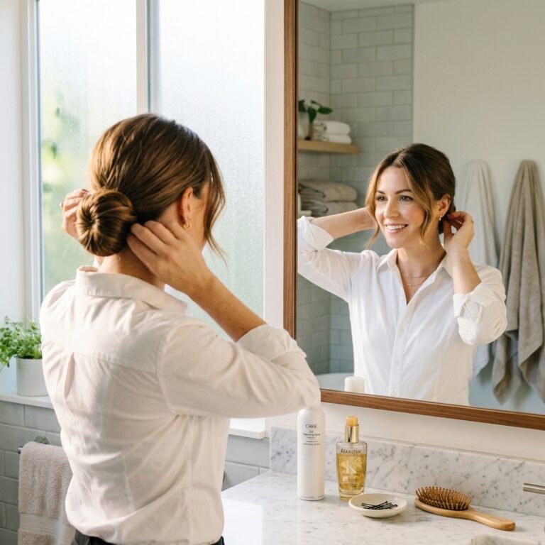 5-Minute Office Hairstyles for Women Who Always Wake Up Late