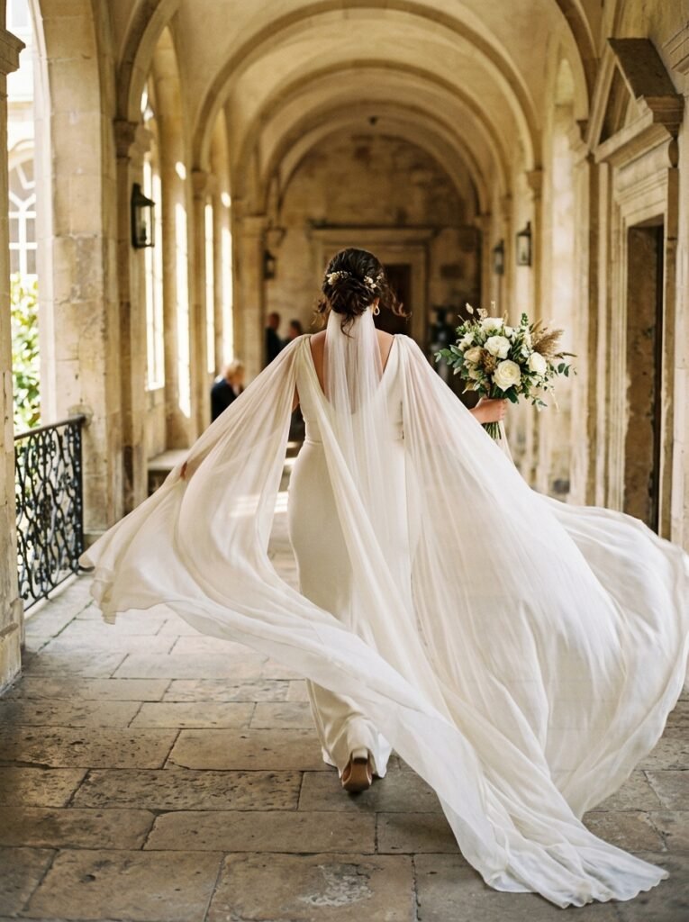 A Dramatic Cape or Overskirt Addition