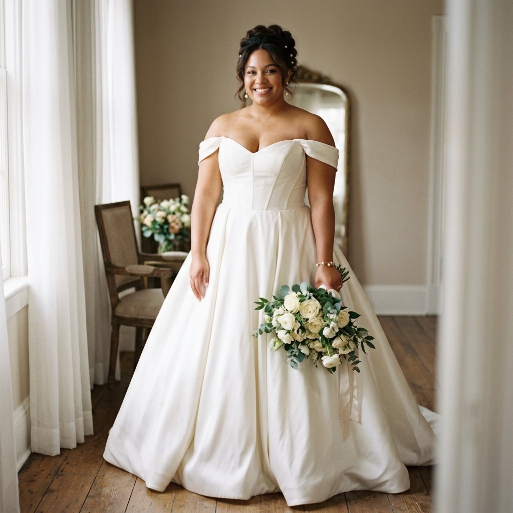 Plus-Size Bridal Outfits That Truly Flatter