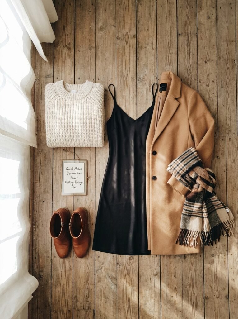 Quick styling notes and wardrobe planning checklist for Valentine's Day
