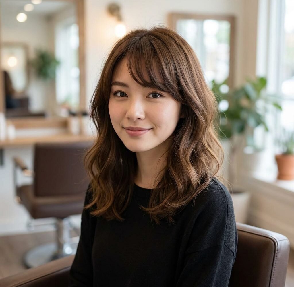 Heart Shaped Face Hairstyles Balance a Wider Forehead