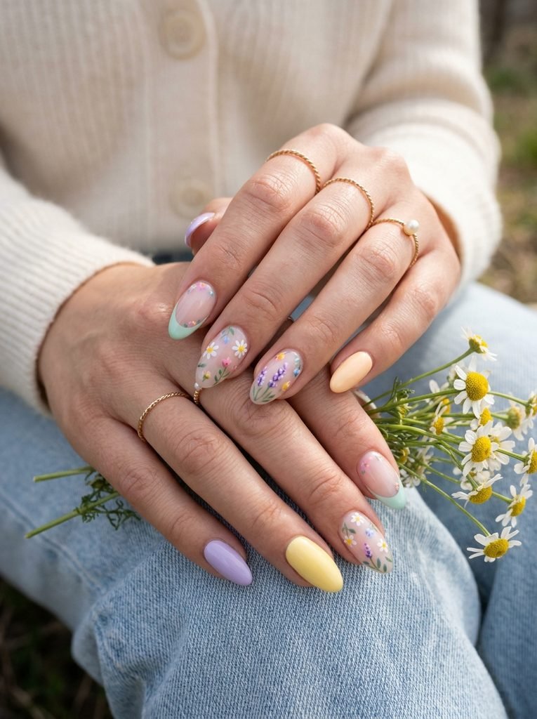 How Pastels, Florals and Sheer Colors Fit Together