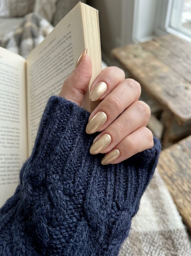 Nail Colors for Navy, Forest Green and Deep Blue Knits