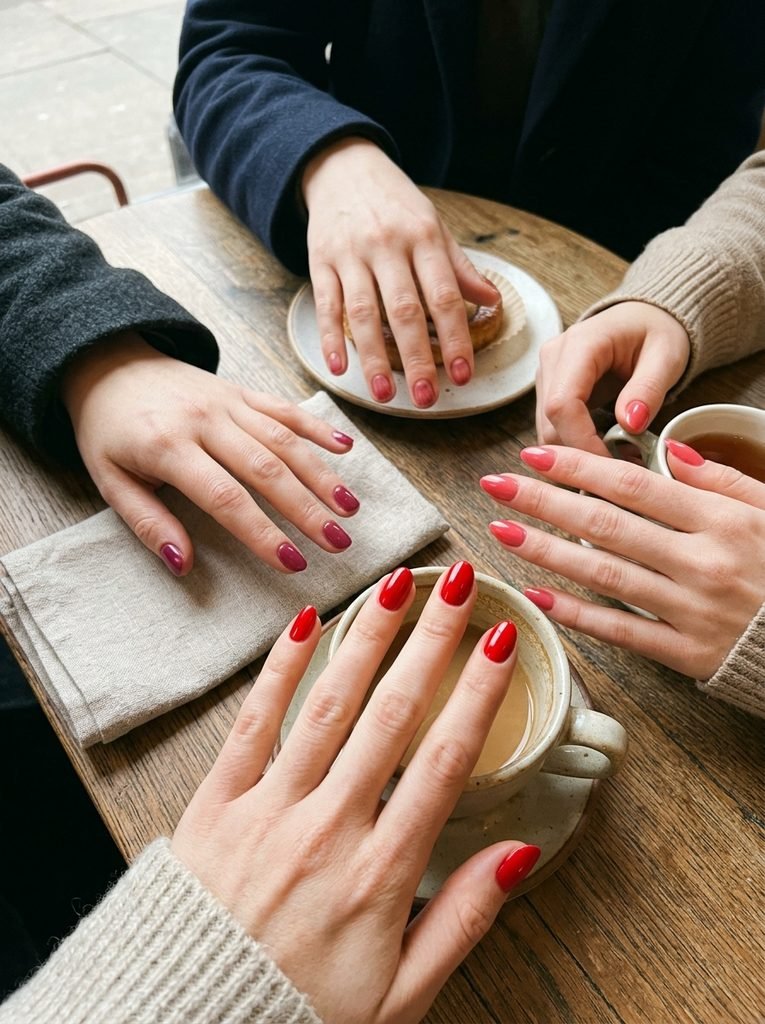 Red Nails That Feel Like February, Not December
