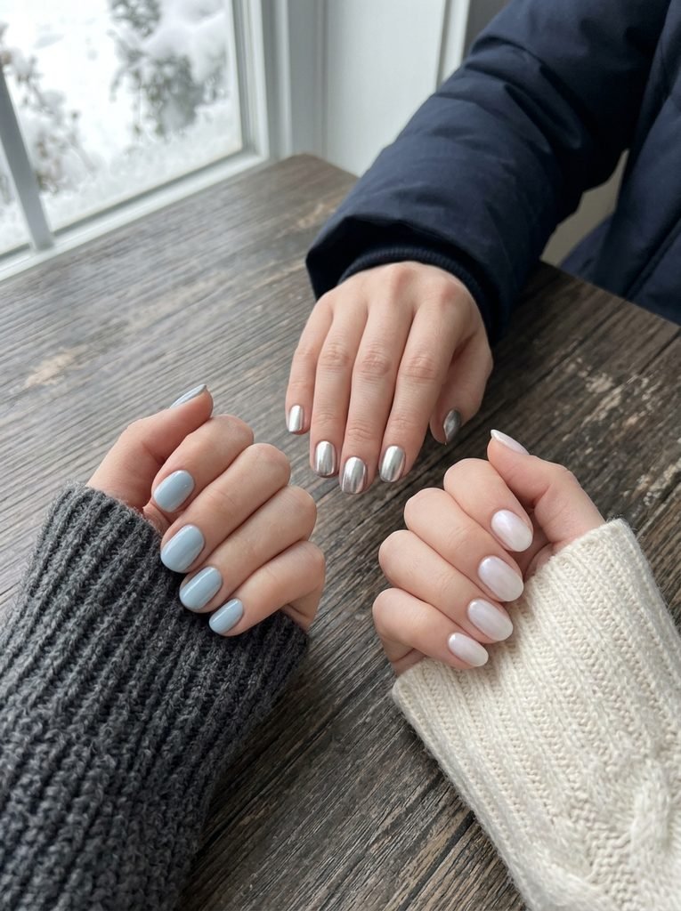 Three Cold Colors, Three Different Jobs